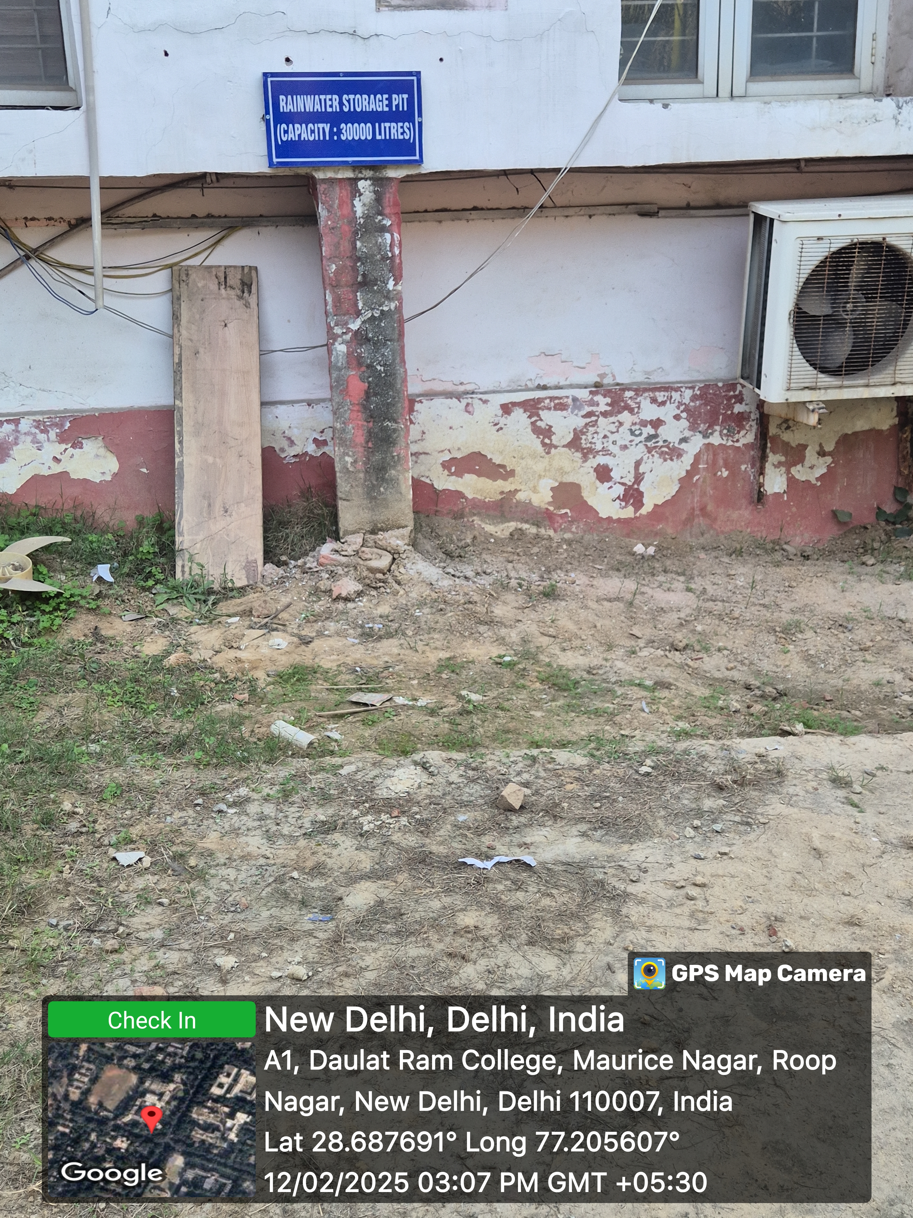 Rain Water storage pit 30000 litres